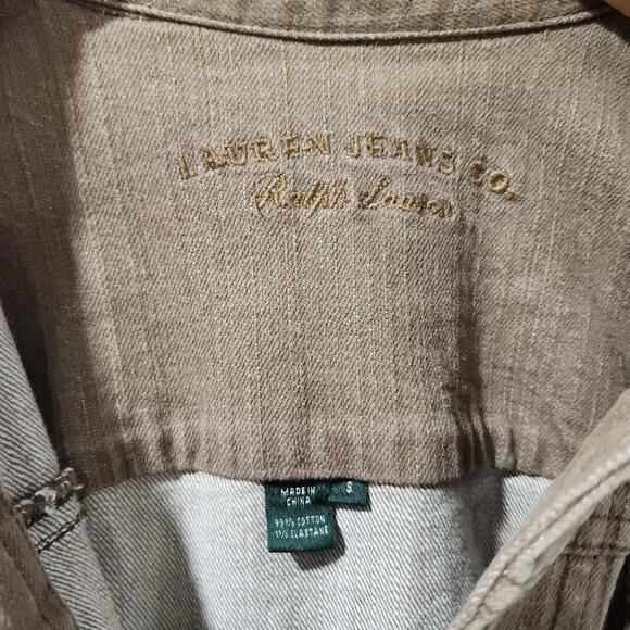 Ralph Lauren Jeans Co Premium Denim Trucker Jacket Button Up Womens Small - Picture 3 of 5